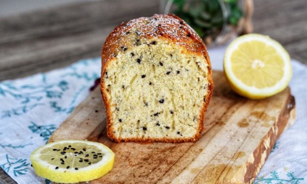 Cake Citron & Sésame Noir