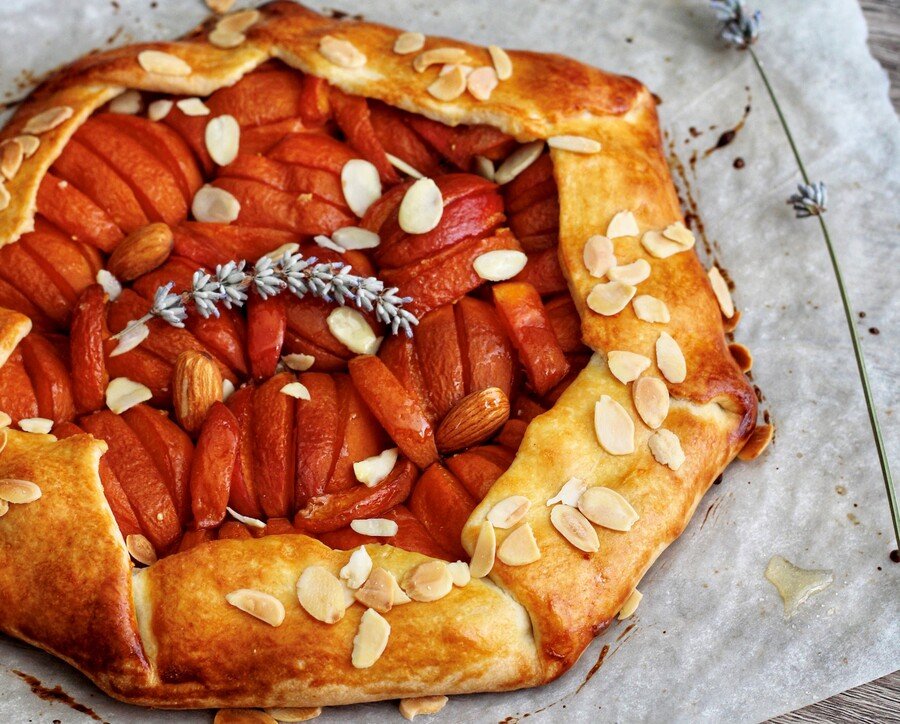 Tarte Rustique Abricot & Miel - La Cuisine de Bibou