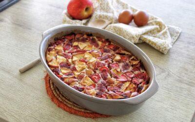 Clafoutis aux Fraises et Pommes