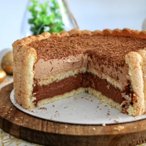 Cette charlotte est un vrai nuage en bouche. Les mousses au chocolat sont très légères, le biscuit bien moelleux et le tout est hyper gourmand : coup de cœur assuré !
